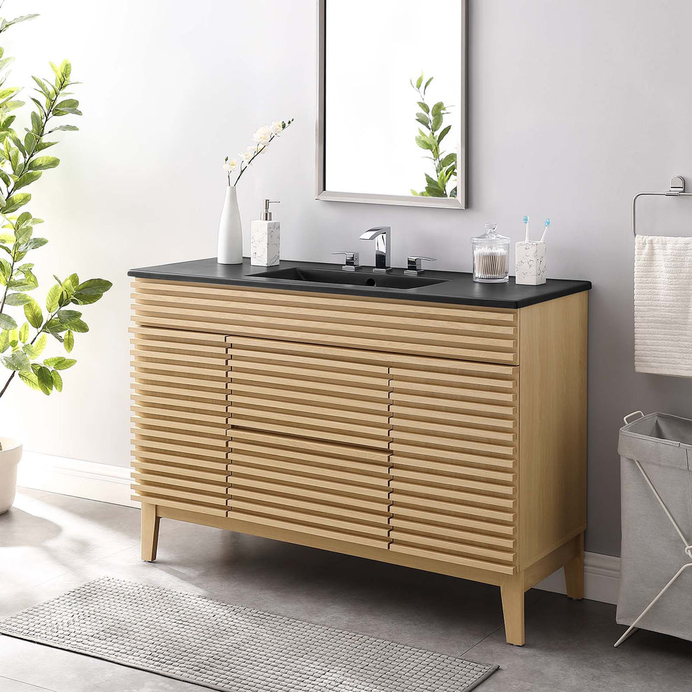 Modway Render 48" Single Sink Bathroom Vanity - EEI-5398 | Bathroom Accessories | Modishstore - 36