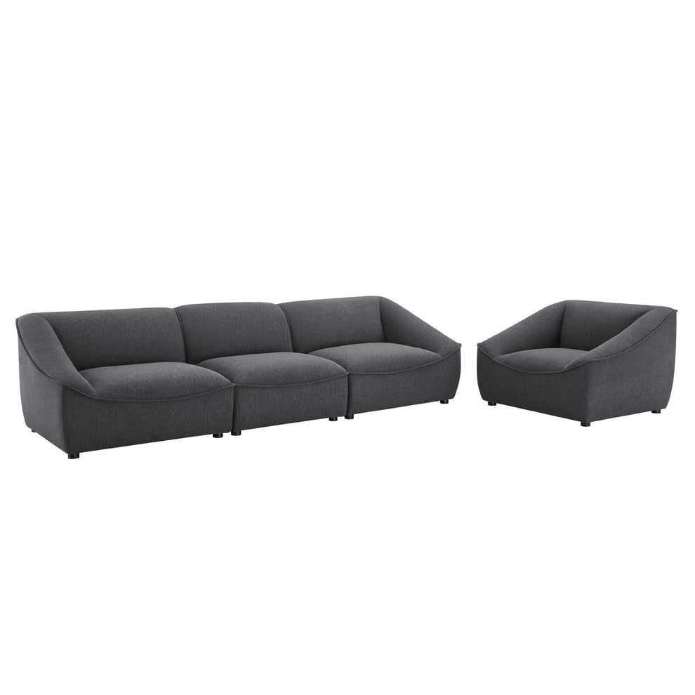 Modway Comprise 4-Piece Living Room Set - EEI-5406 | Sofa Set | Modishstore - 2