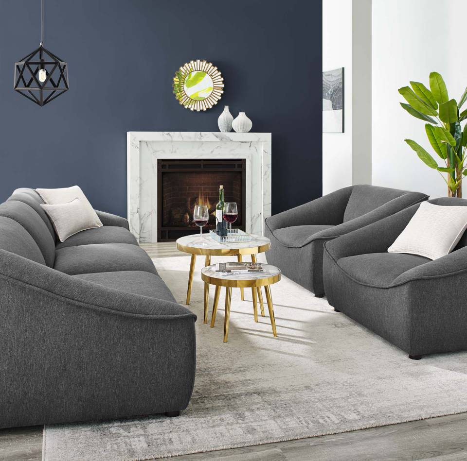 Modway Comprise 5-Piece Living Room Set - EEI-5407 | Sofa Set | Modishstore - 2