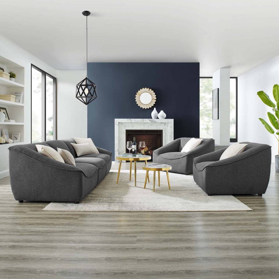 Modway Comprise 5-Piece Living Room Set | Sofas | Modishstore