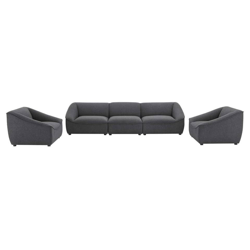 Modway Comprise 5-Piece Living Room Set | Sofas | Modishstore-11