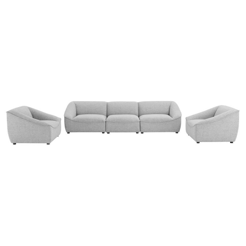 Modway Comprise 5-Piece Living Room Set | Sofas | Modishstore-16