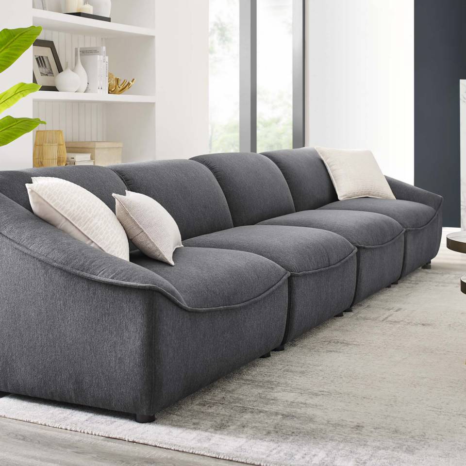 Modway Comprise 4-Piece Sofa - EEI-5408 | Sofas | Modishstore - 2