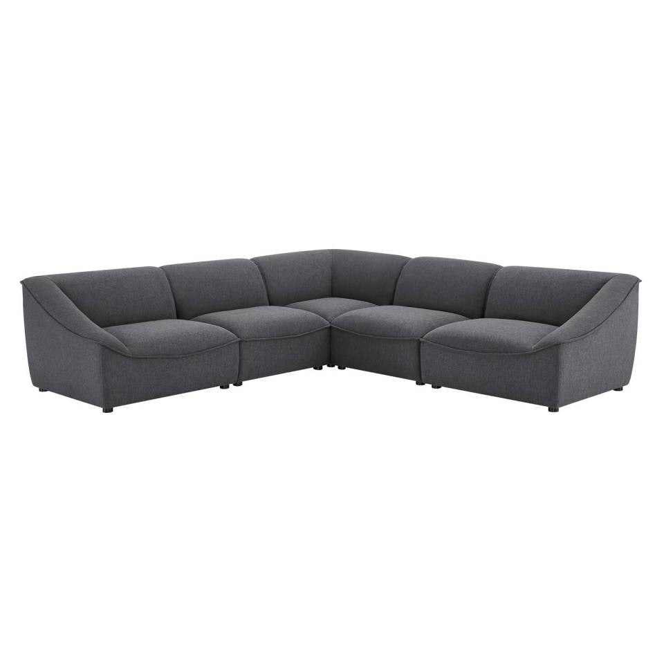 Modway Comprise 5-Piece Sectional Sofa | Sofas | Modishstore-15