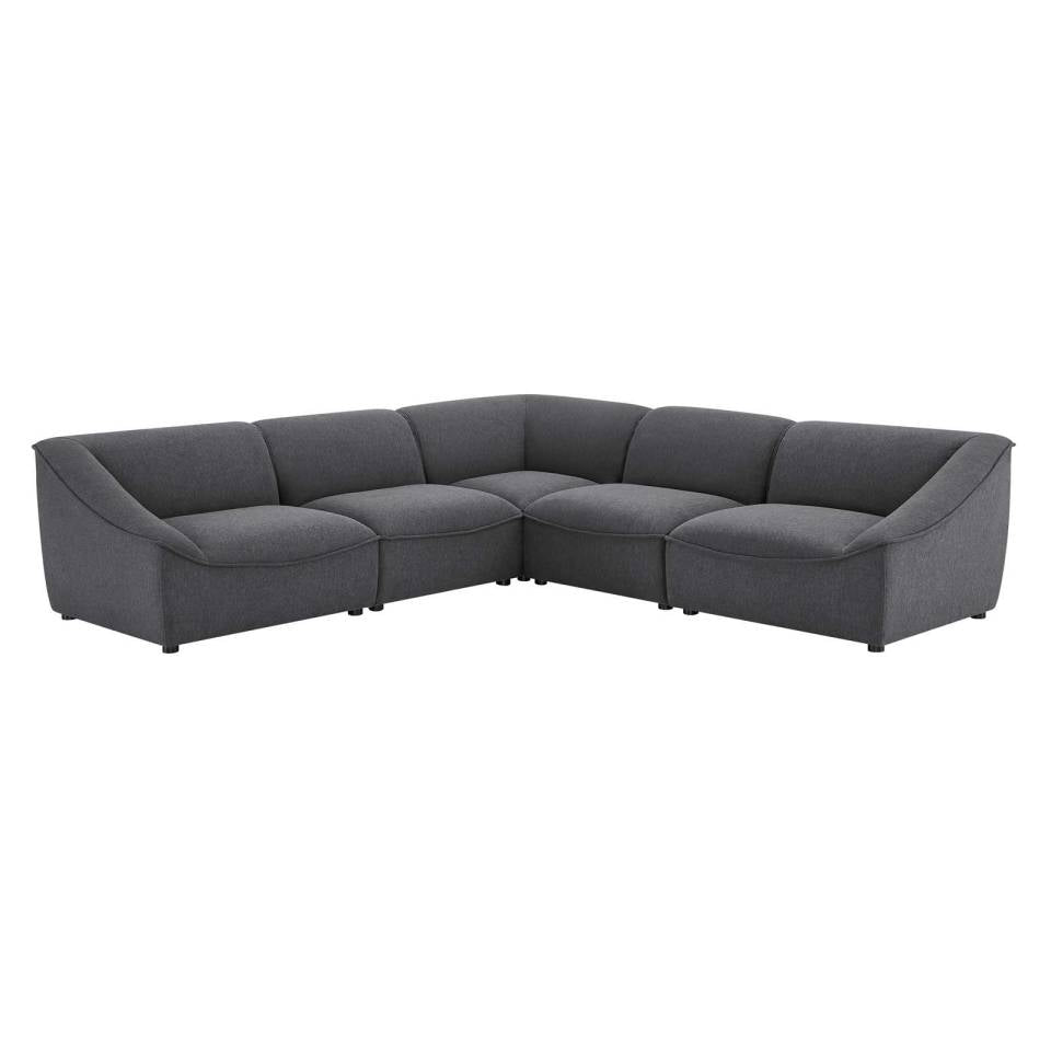 Modway Comprise 5-Piece Sectional Sofa - EEI-5410 | Sectional | Modishstore - 2