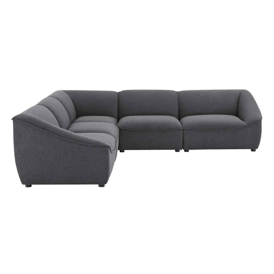 Modway Comprise 5-Piece Sectional Sofa - EEI-5410 | Sectional | Modishstore - 3