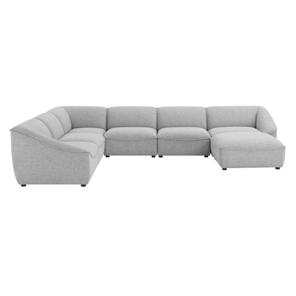 Modway Comprise 7-Piece Sectional Sofa - EEI-5413 | Outdoor Sofas, Loveseats & Sectionals | Modishstore - 16