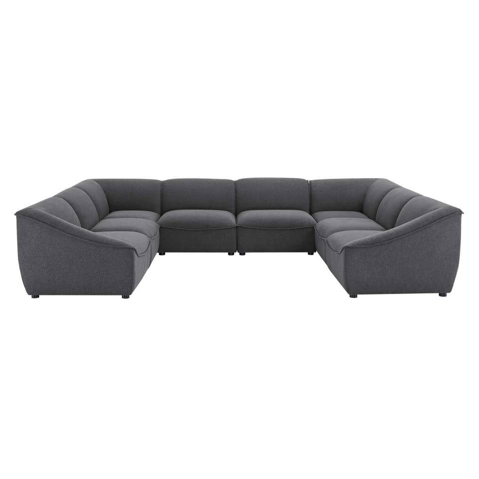 Modway Comprise 8-Piece Sectional Sofa | Outdoor Sofas, Loveseats & Sectionals | Modishstore-2