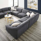 Modway Comprise 8-Piece Sectional Sofa - EEI-5414 | Outdoor Sofas, Loveseats & Sectionals | Modishstore - 1