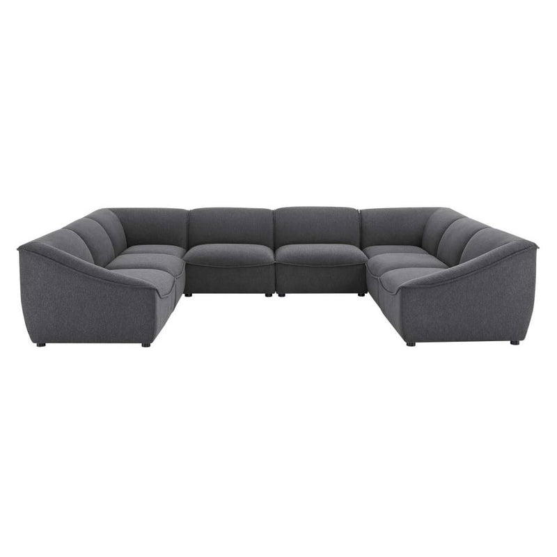 Modway Comprise 8-Piece Sectional Sofa - EEI-5414 | Outdoor Sofas, Loveseats & Sectionals | Modishstore - 2
