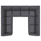 Modway Comprise 8-Piece Sectional Sofa - EEI-5414 | Outdoor Sofas, Loveseats & Sectionals | Modishstore - 3