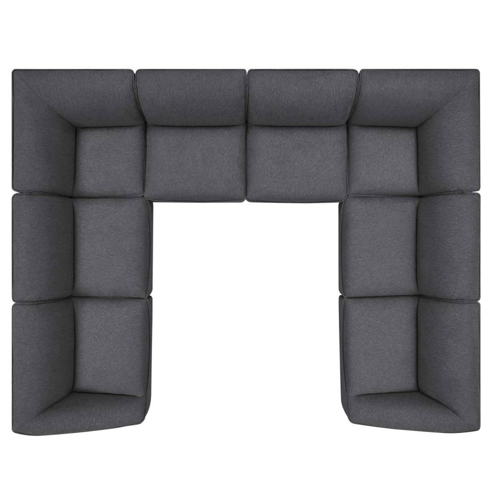 Modway Comprise 8-Piece Sectional Sofa - EEI-5414 | Outdoor Sofas, Loveseats & Sectionals | Modishstore - 3