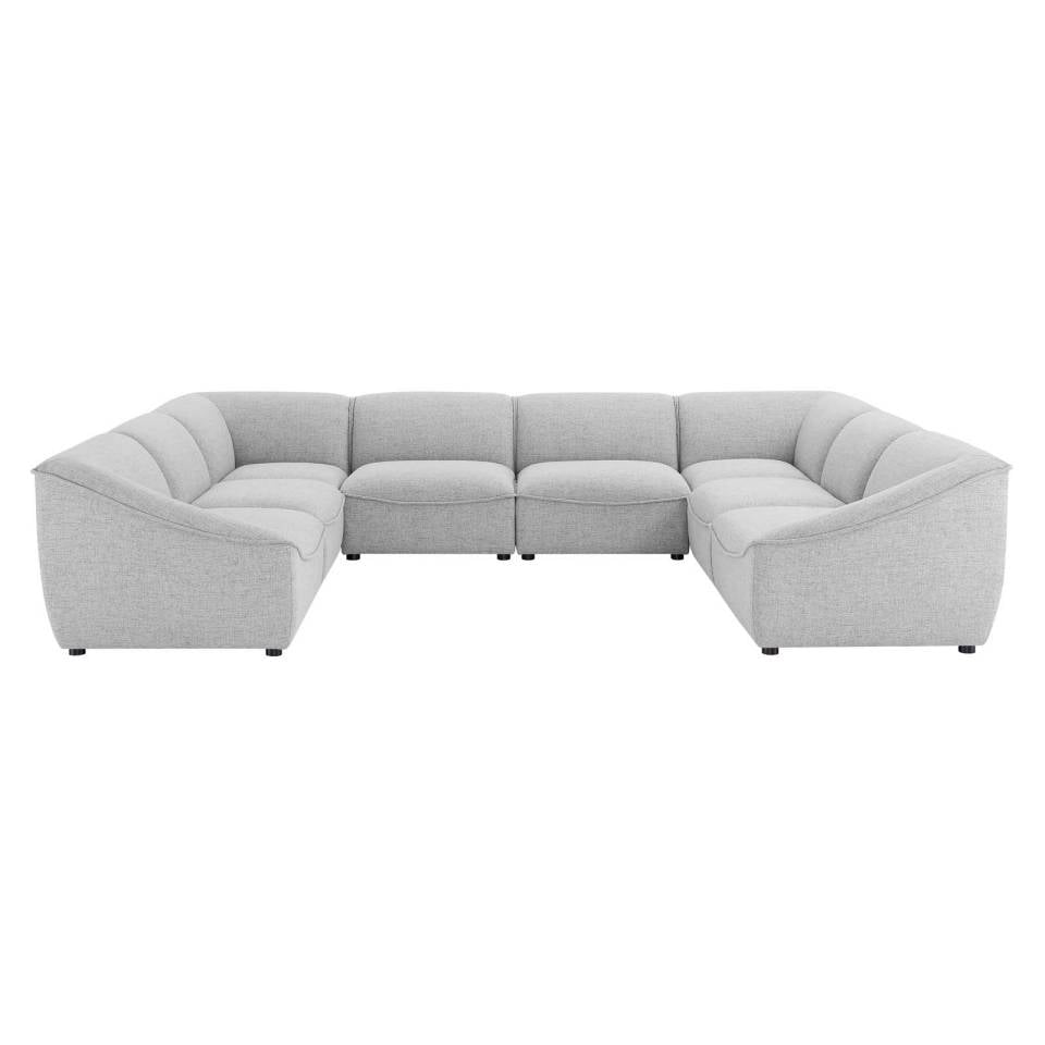 Modway Comprise 8-Piece Sectional Sofa | Outdoor Sofas, Loveseats & Sectionals | Modishstore-16
