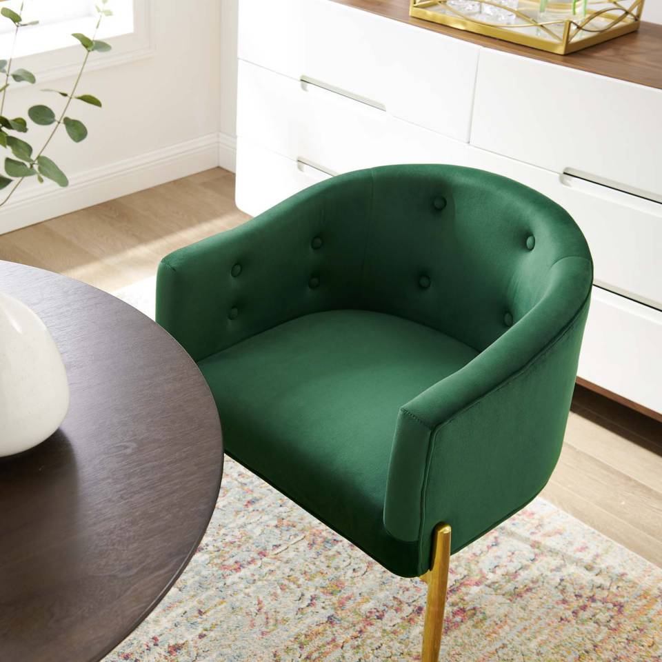 Modway Savour Tufted Performance Velvet Accent Chairs - Set of 2 - EEI-5415 | Accent Chairs | Modishstore - 1