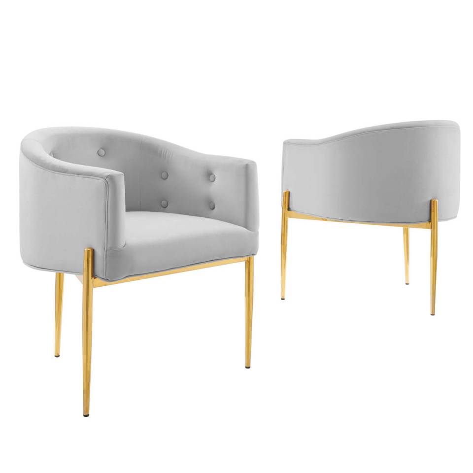 Modway Savour Tufted Performance Velvet Accent Chairs - Set of 2 - EEI-5415 | Accent Chairs | Modishstore - 9