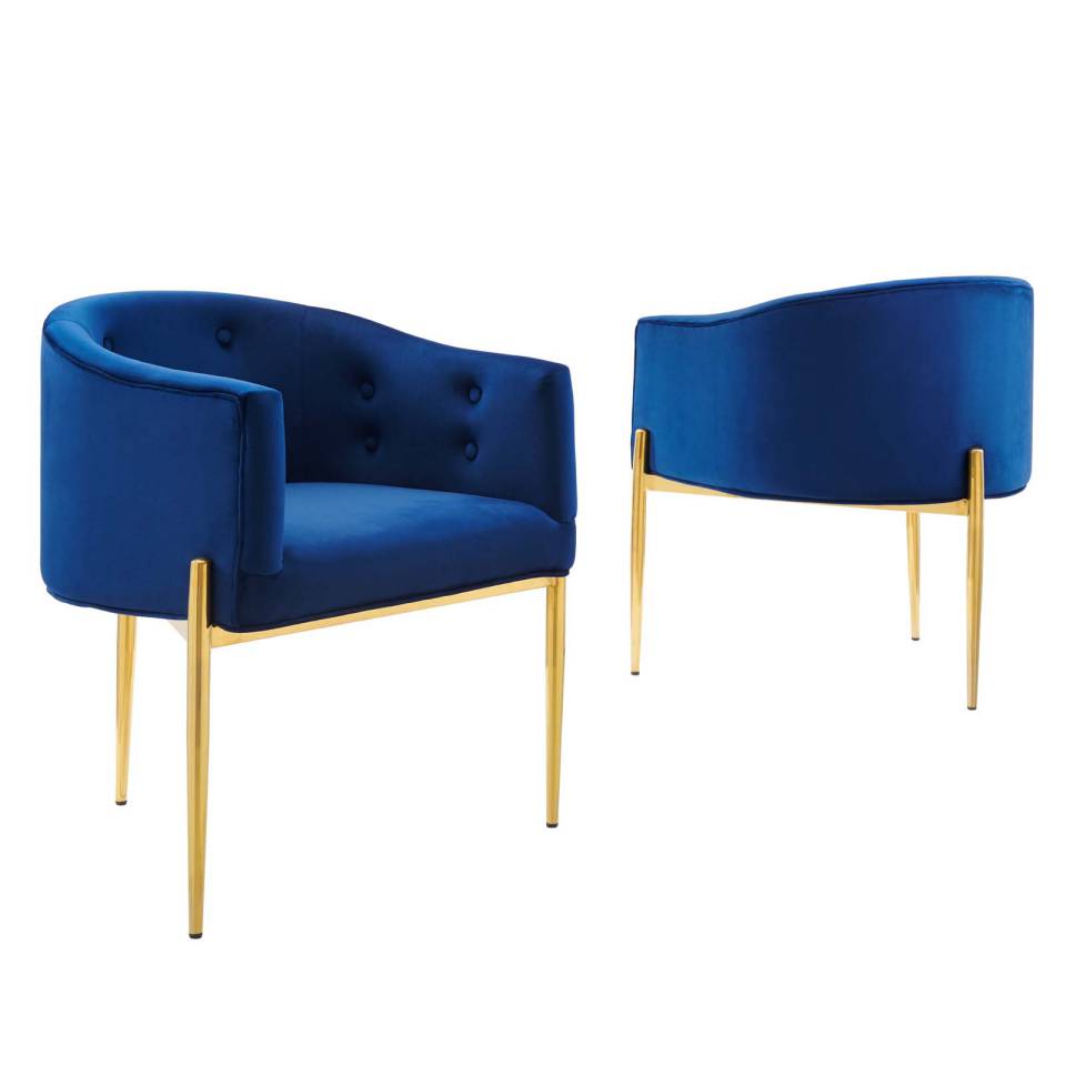 Modway Savour Tufted Performance Velvet Accent Chairs - Set of 2 - EEI-5415 | Accent Chairs | Modishstore - 10