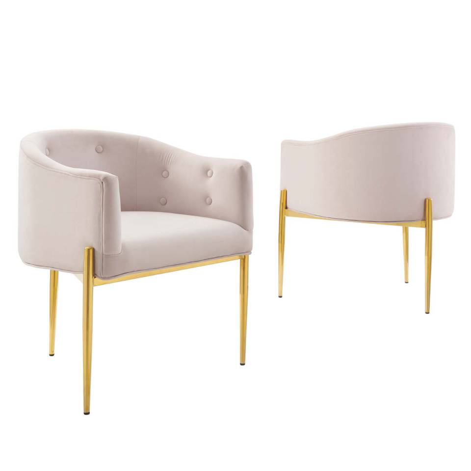 Modway Savour Tufted Performance Velvet Accent Chairs - Set of 2 - EEI-5415 | Accent Chairs | Modishstore - 11