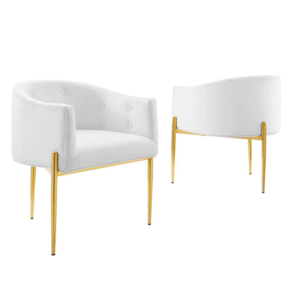 Modway Savour Tufted Performance Velvet Accent Chairs - Set of 2 - EEI-5415 | Accent Chairs | Modishstore - 12