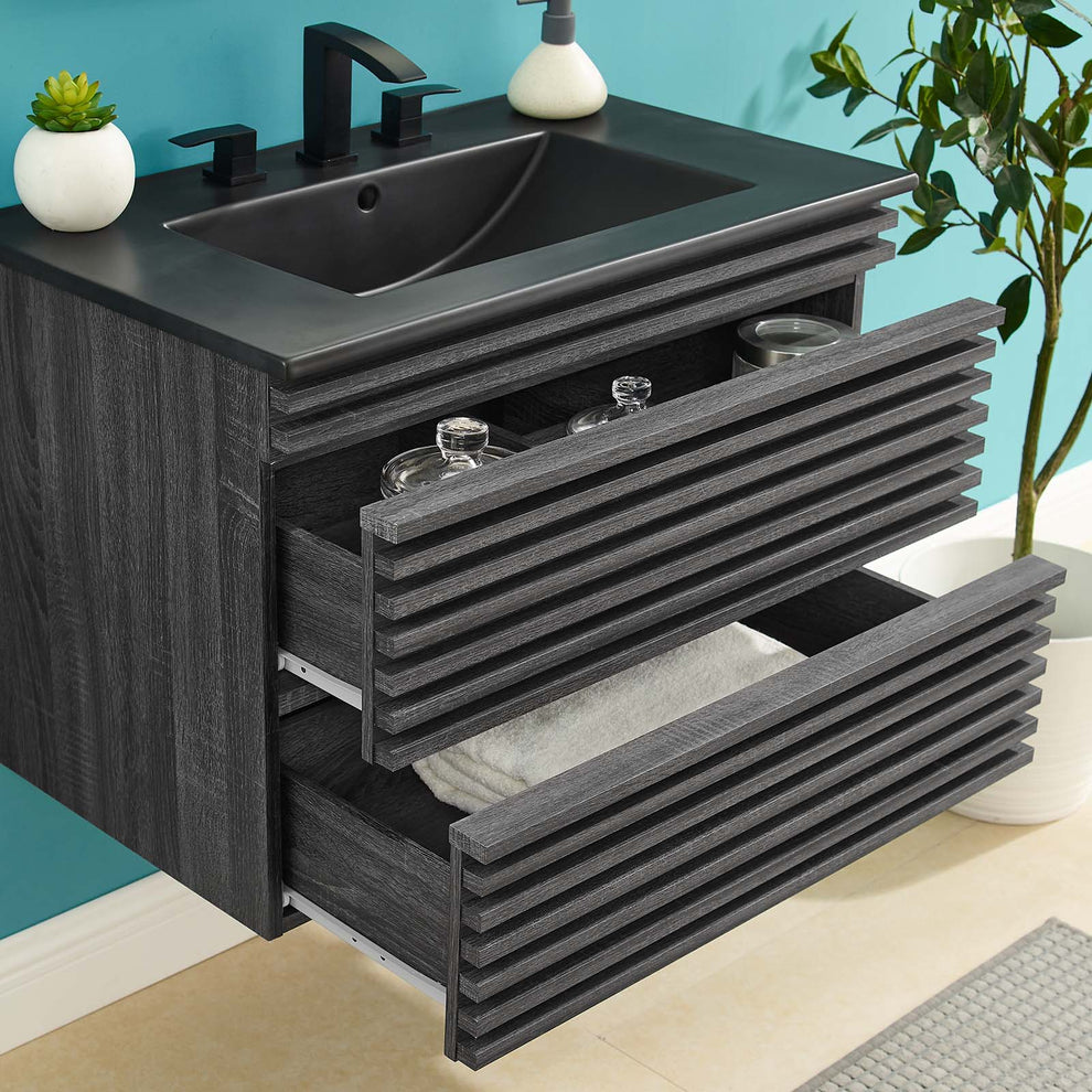 Modway Render 30" Wall-Mount Bathroom Vanity - EEI-5417 | Bathroom Accessories | Modishstore - 6