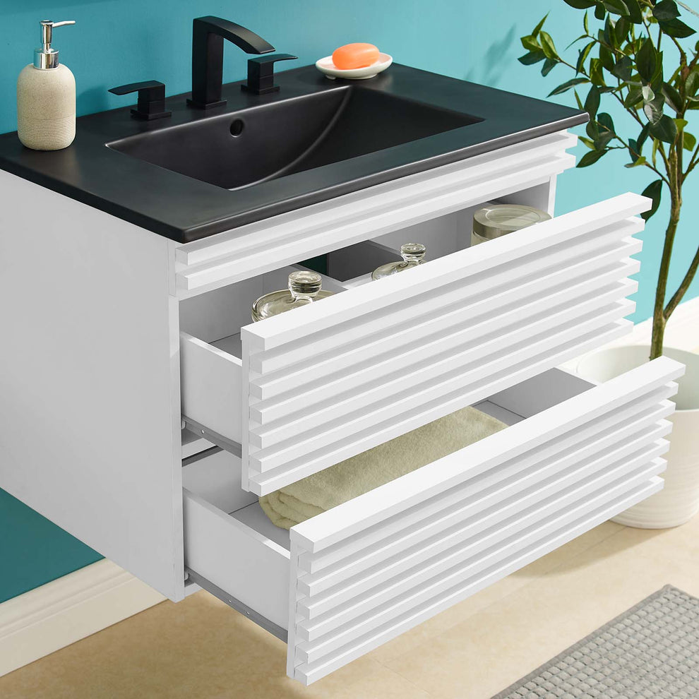 Modway Render 30" Wall-Mount Bathroom Vanity - EEI-5417 | Bathroom Accessories | Modishstore - 33