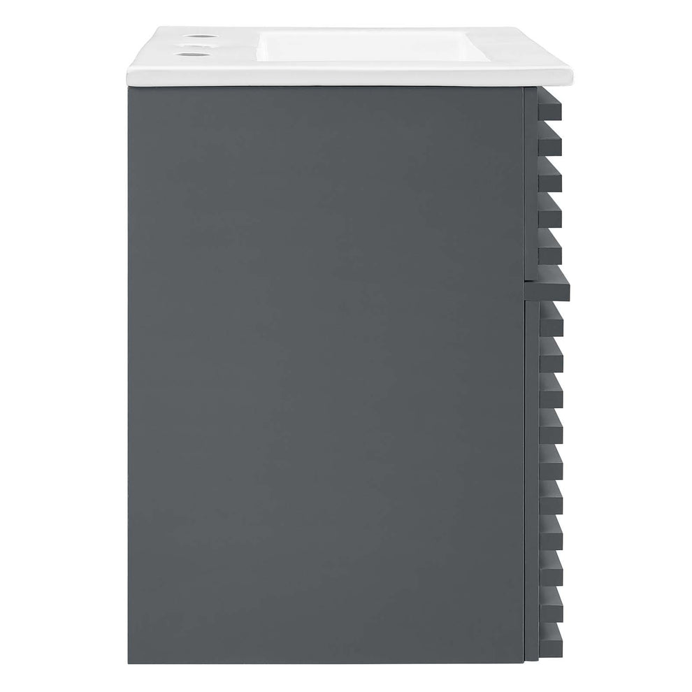 Modway Render 18" Wall-Mount Bathroom Vanity - EEI-5419 | Bathroom Accessories | Modishstore - 21