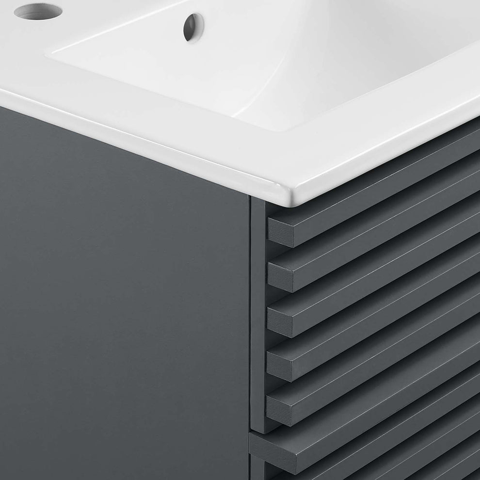 Modway Render 18" Wall-Mount Bathroom Vanity - EEI-5419 | Bathroom Accessories | Modishstore - 16