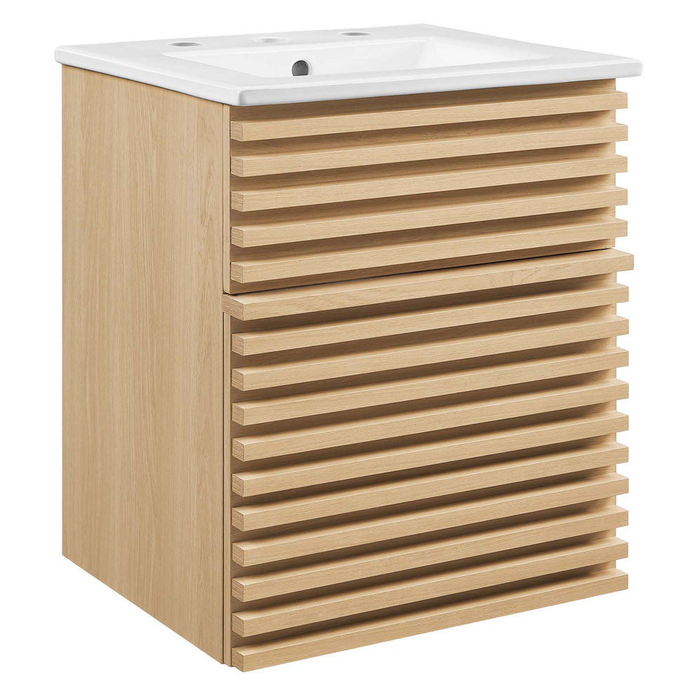 Modway Render 18" Wall-Mount Bathroom Vanity - EEI-5419 | Bathroom Accessories | Modishstore - 28