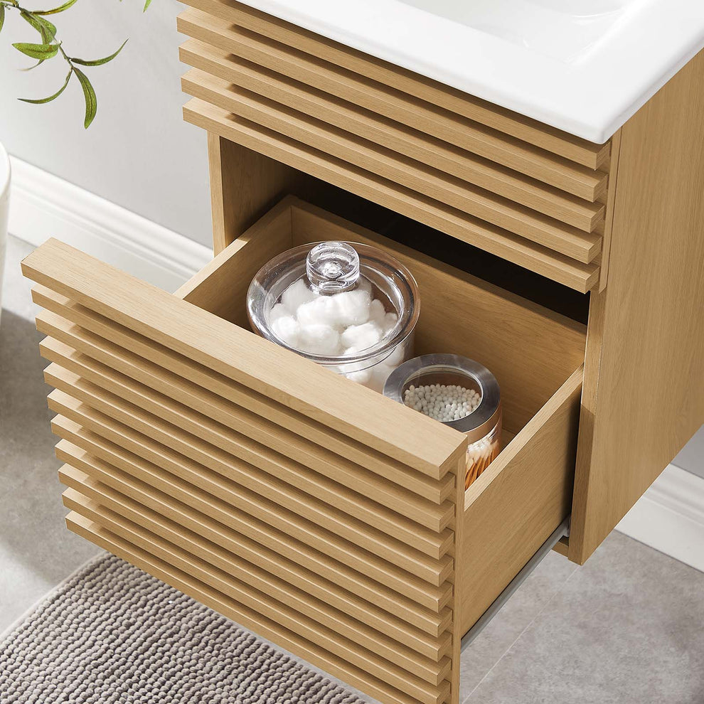 Modway Render 18" Wall-Mount Bathroom Vanity - EEI-5419 | Bathroom Accessories | Modishstore - 23