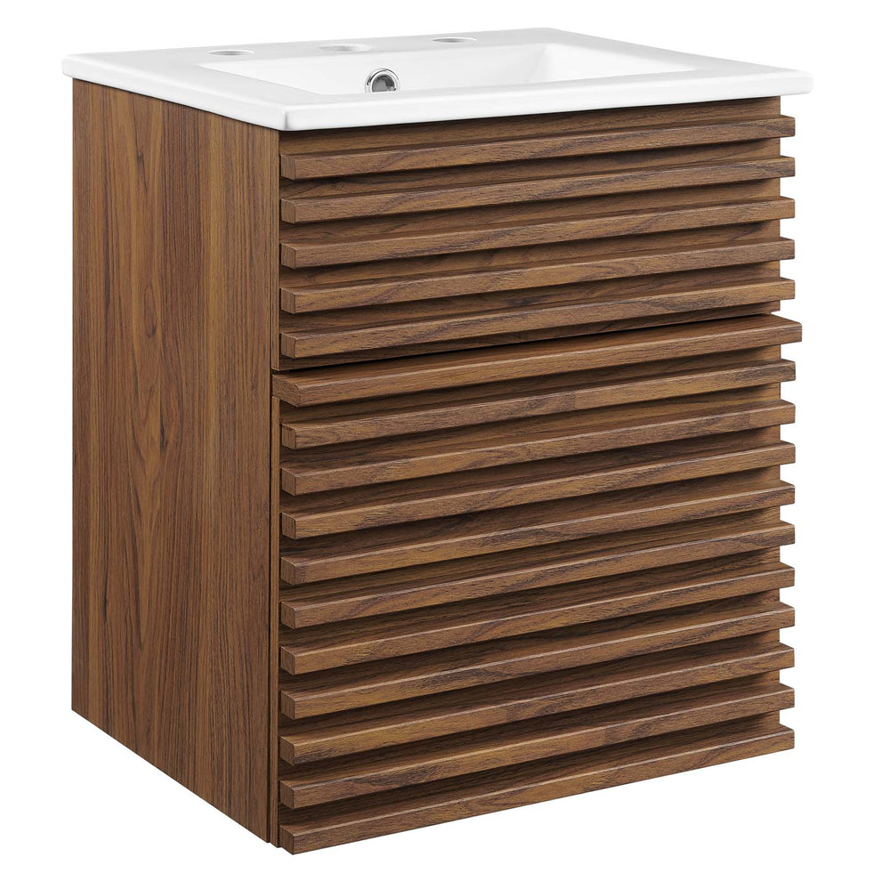 Modway Render 18" Wall-Mount Bathroom Vanity - EEI-5419 | Bathroom Accessories | Modishstore - 2