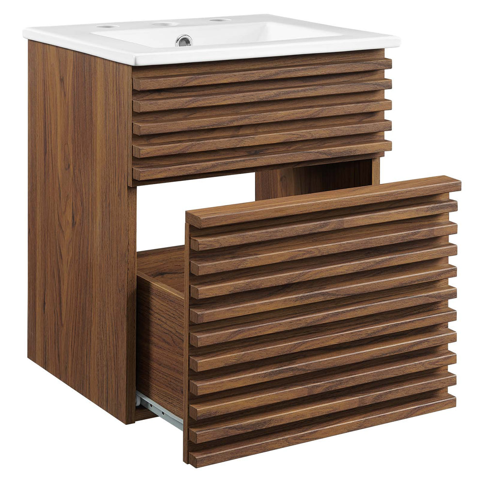 Modway Render 18" Wall-Mount Bathroom Vanity - EEI-5419 | Bathroom Accessories | Modishstore - 3