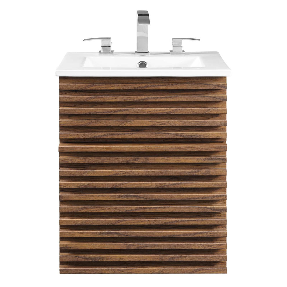 Modway Render 18" Wall-Mount Bathroom Vanity - EEI-5419 | Bathroom Accessories | Modishstore - 4