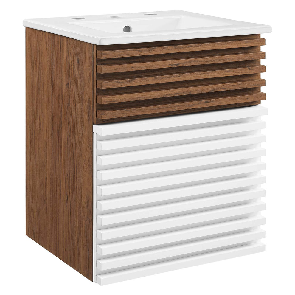 Modway Render 18" Wall-Mount Bathroom Vanity - EEI-5419 | Bathroom Accessories | Modishstore - 37