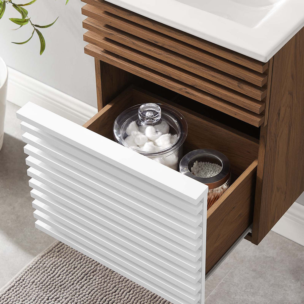 Modway Render 18" Wall-Mount Bathroom Vanity - EEI-5419 | Bathroom Accessories | Modishstore - 32