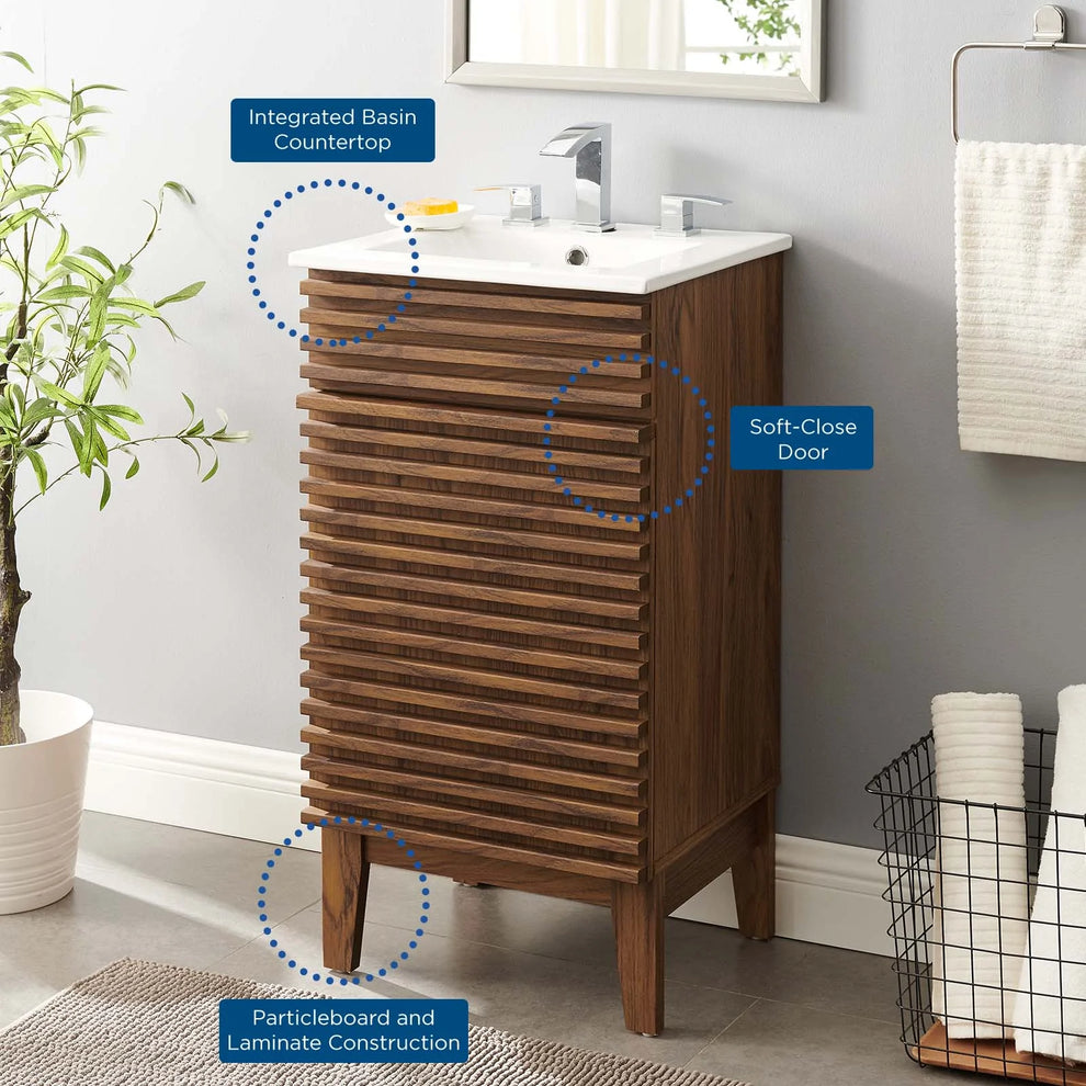 Modway Render 18" Bathroom Vanity Cabinet - EEI-5420 | Bathroom Accessories | Modishstore - 3