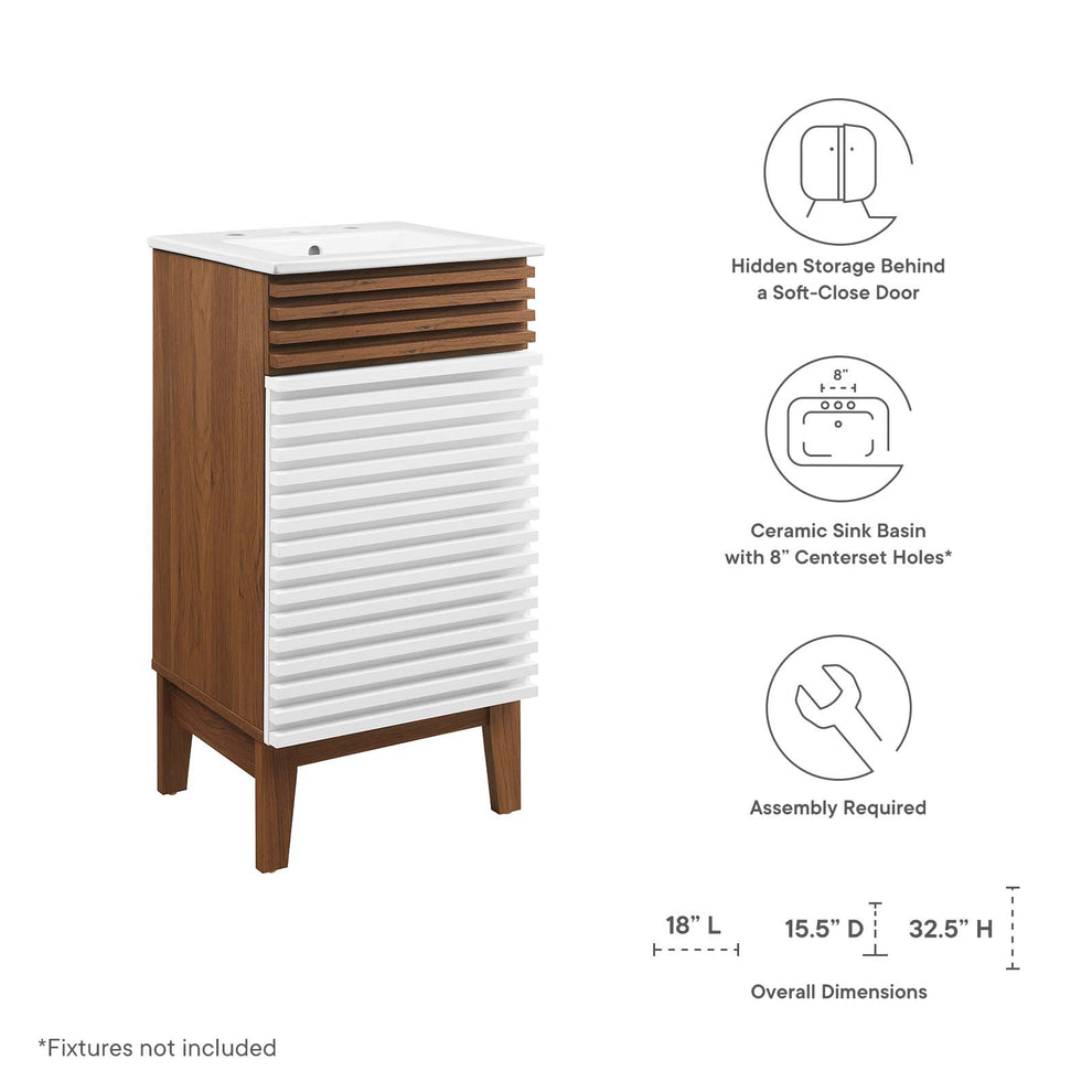 Modway Render 18" Bathroom Vanity Cabinet - EEI-5420 | Bathroom Accessories | Modishstore - 42