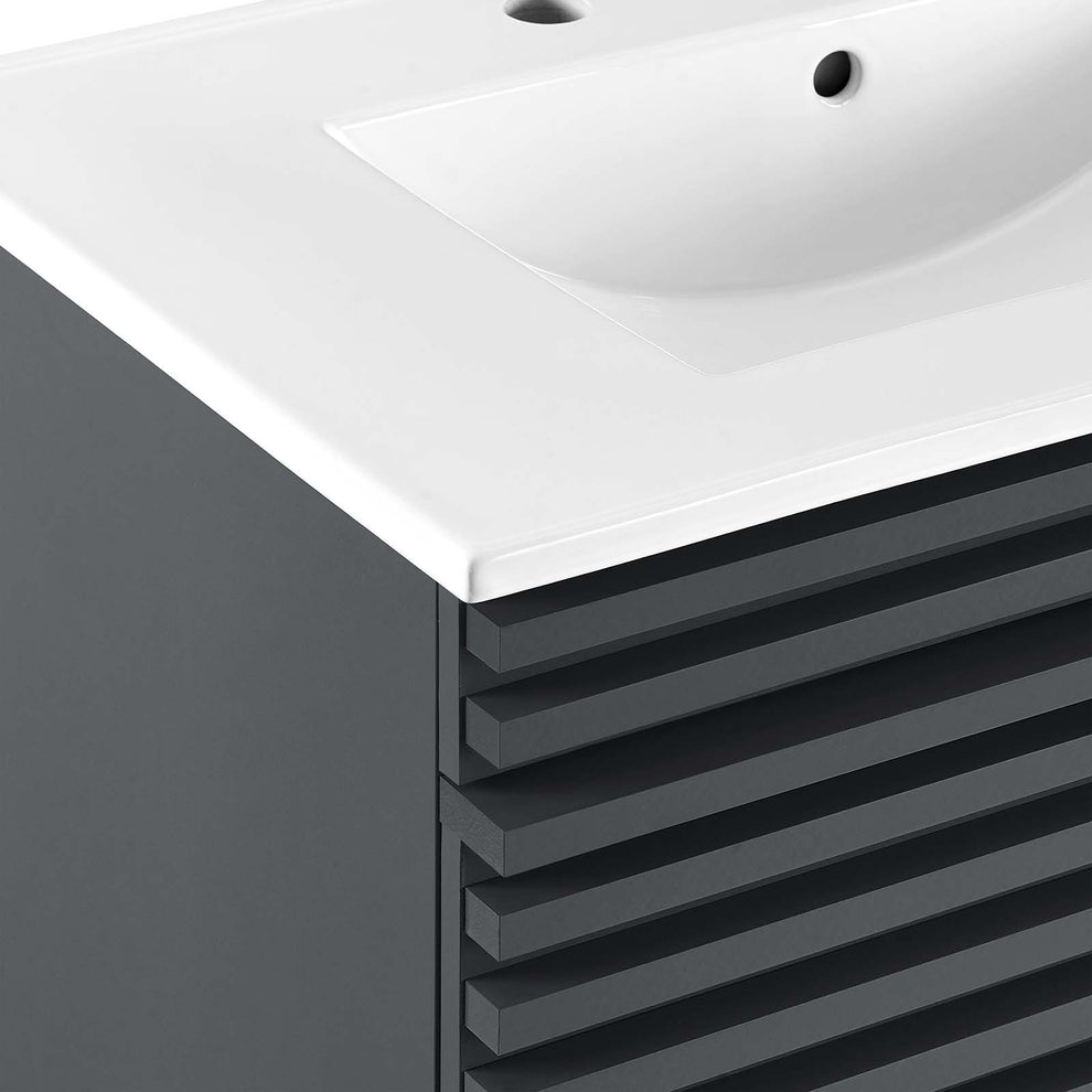 Modway Render 30" Wall-Mount Bathroom Vanity - EEI-5421 | Bathroom Accessories | Modishstore - 15