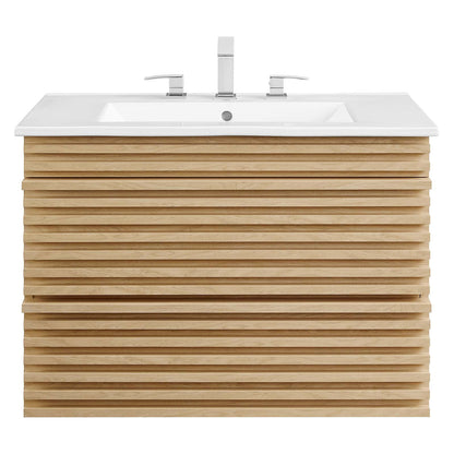 Modway Render 30" Wall-Mount Bathroom Vanity - EEI-5421 | Bathroom Accessories | Modishstore - 29