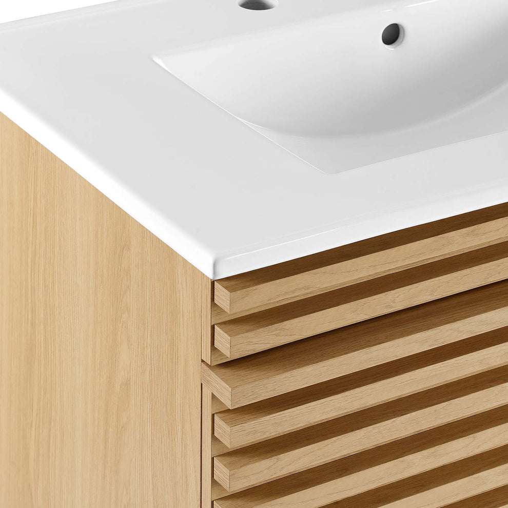 Modway Render 30" Wall-Mount Bathroom Vanity - EEI-5421 | Bathroom Accessories | Modishstore - 24