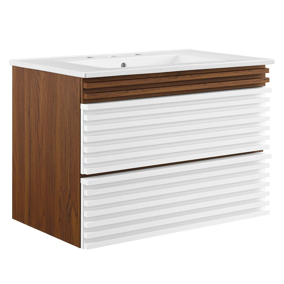 Modway Render 30" Wall-Mount Bathroom Vanity - EEI-5421 | Bathroom Accessories | Modishstore - 35