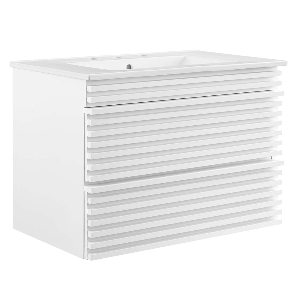 Modway Render 30" Wall-Mount Bathroom Vanity - EEI-5421 | Bathroom Accessories | Modishstore - 44