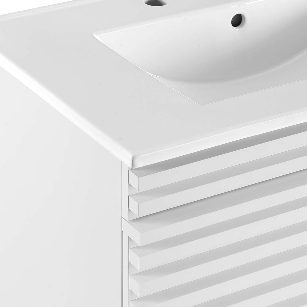 Modway Render 30" Wall-Mount Bathroom Vanity - EEI-5421 | Bathroom Accessories | Modishstore - 42
