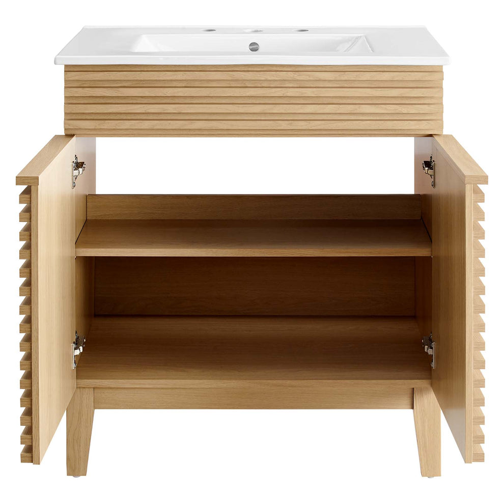 Modway Render 30" Bathroom Vanity Cabinet - EEI-5422 | Bathroom Accessories | Modishstore - 27