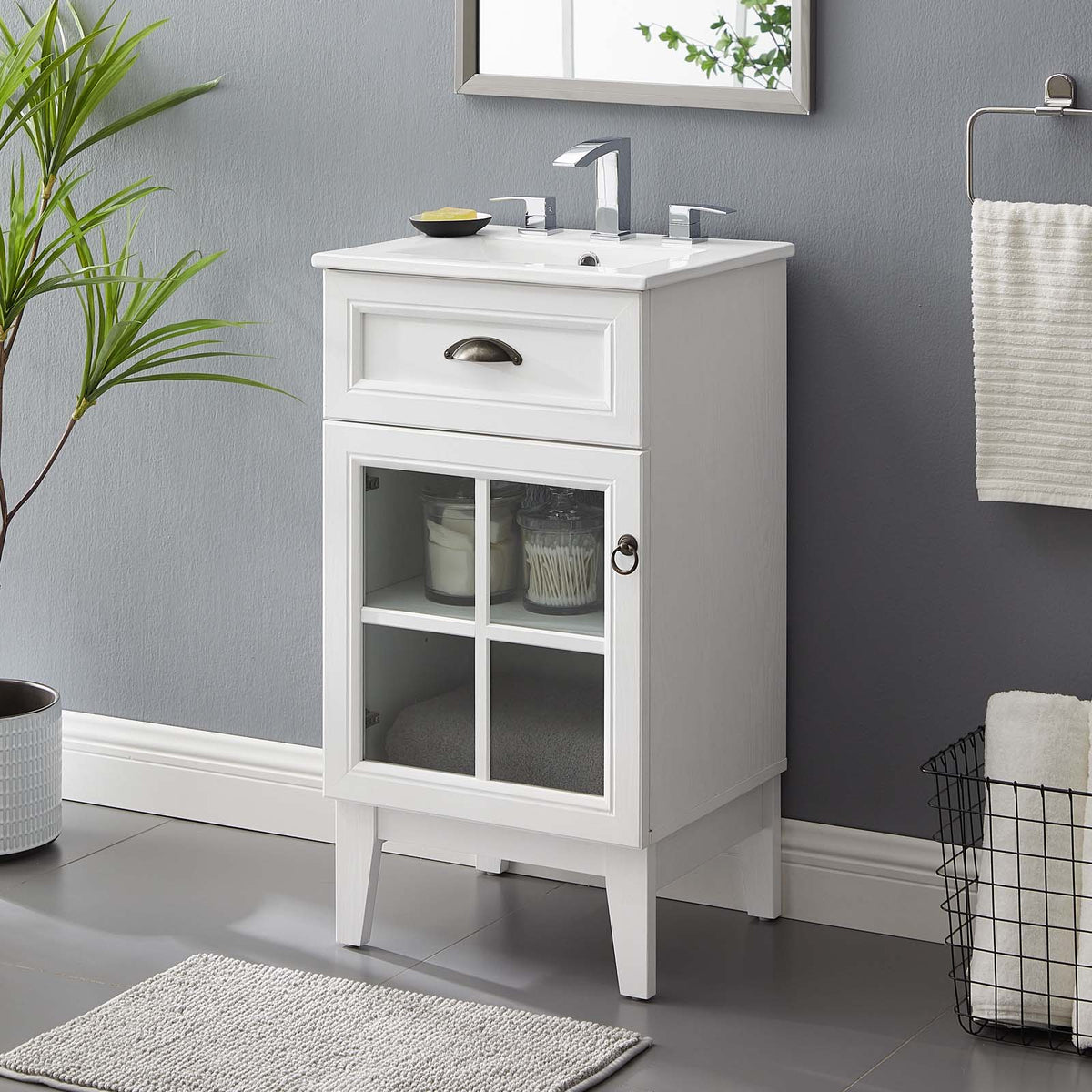 Modway Isle 18" Bathroom Vanity Cabinet - EEI-5423 | Bathroom Accessories | Modishstore - 1