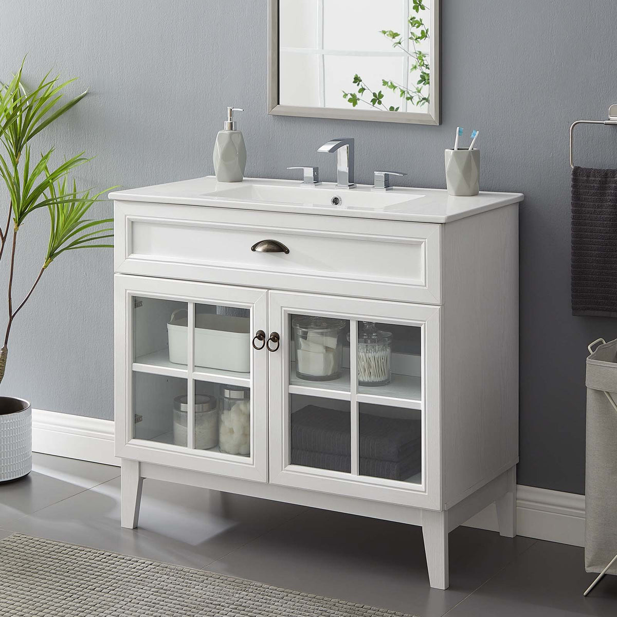 Modway Isle 36" Bathroom Vanity Cabinet - EEI-5426 | Bathroom Accessories | Modishstore - 1
