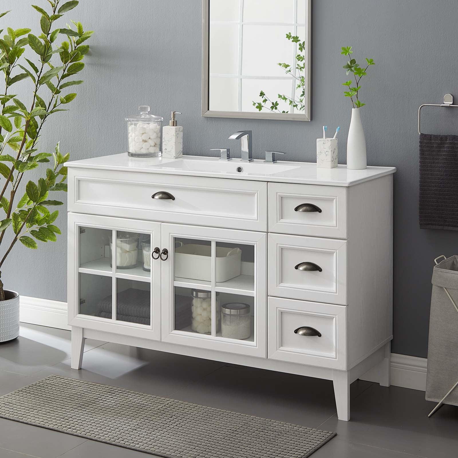 Modway Isle 48" Bathroom Vanity Cabinet - EEI-5427 | Bathroom Accessories | Modishstore - 1