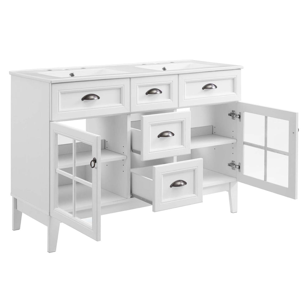 Modway Isle 48" Double Bathroom Vanity Cabinet - EEI-5428 | Bathroom Accessories | Modishstore - 3