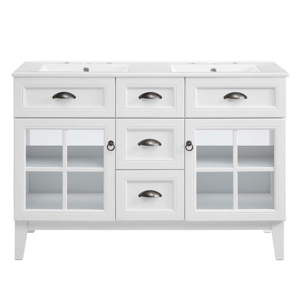 Modway Isle 48" Double Bathroom Vanity Cabinet - EEI-5428 | Bathroom Accessories | Modishstore - 4