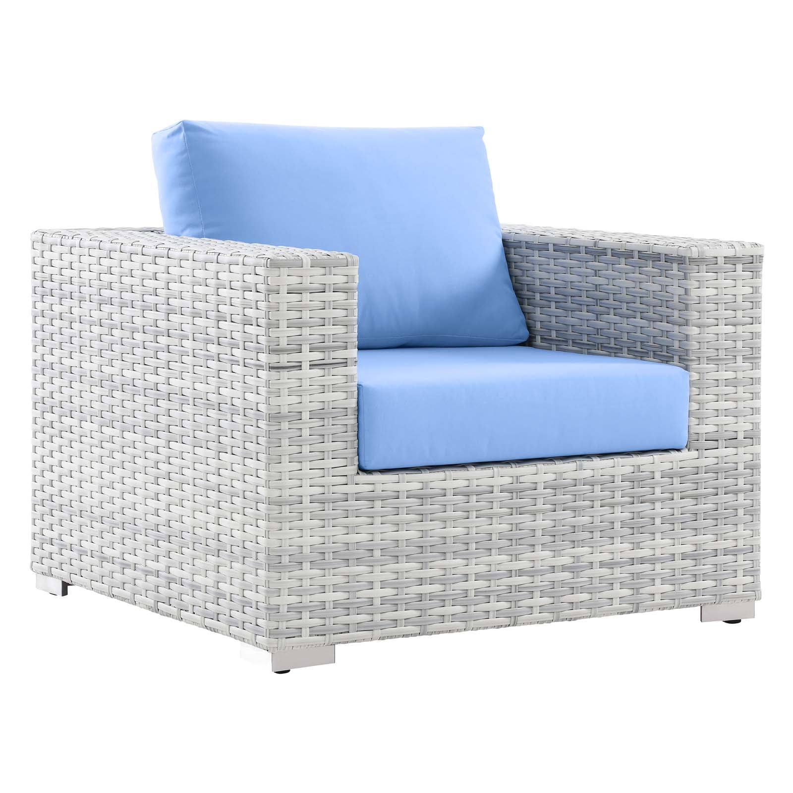 Modway Convene 3-Piece Outdoor Patio Set - EEI-5444 | Outdoor Sofas, Loveseats & Sectionals | Modishstore - 8
