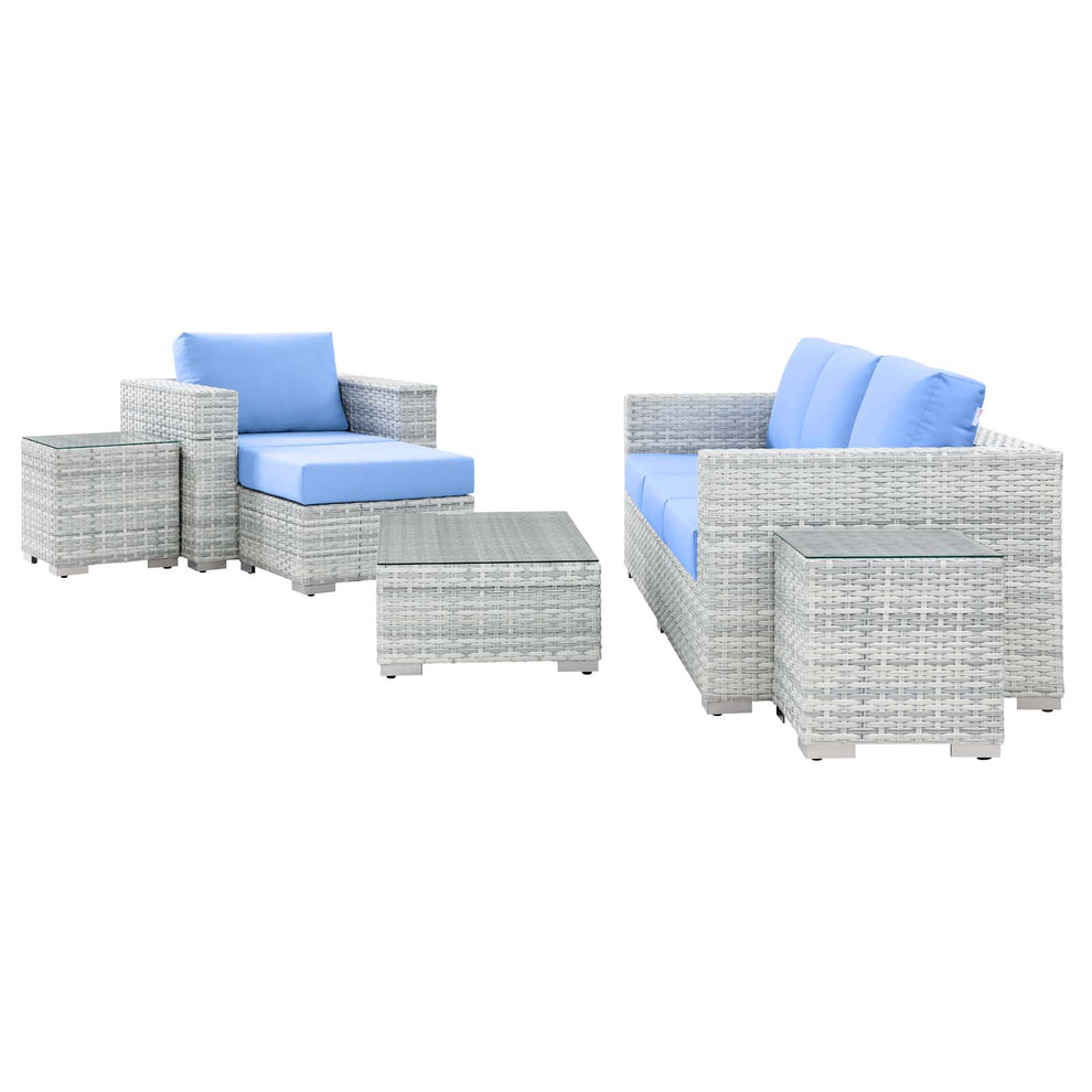 Modway Convene 6-Piece Outdoor Patio Set - EEI-5449 | Outdoor Sofas, Loveseats & Sectionals | Modishstore - 8