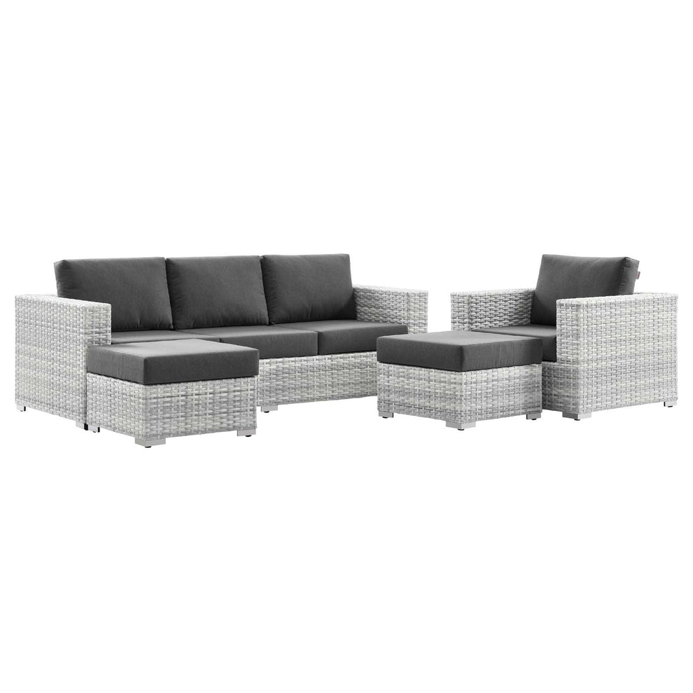 Modway Convene 4-Piece Outdoor Patio Set - EEI-5451 | Outdoor Sofas, Loveseats & Sectionals | Modishstore - 2